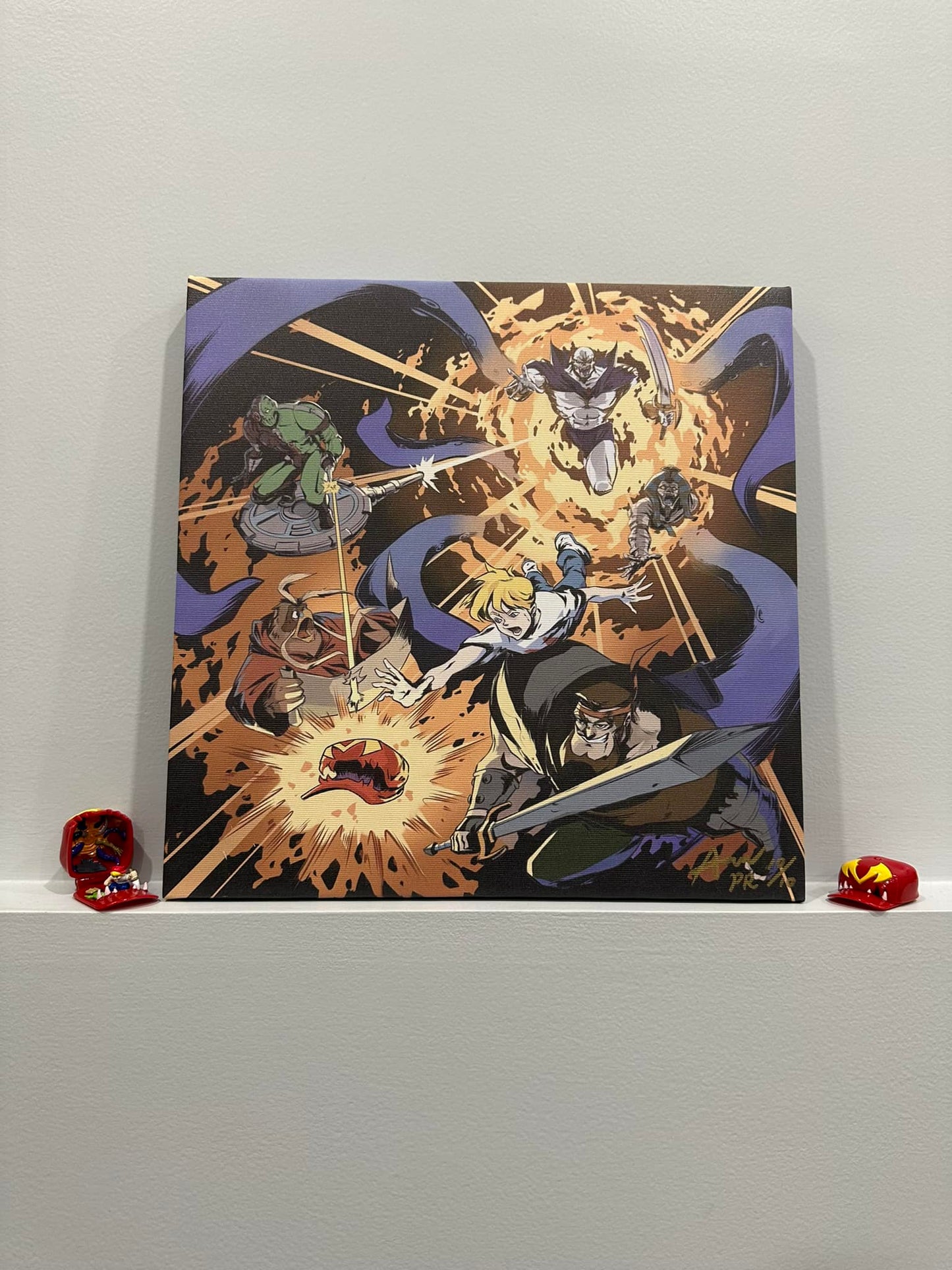 【The Lost of the Mighty Legacy 】 Unframed Painting