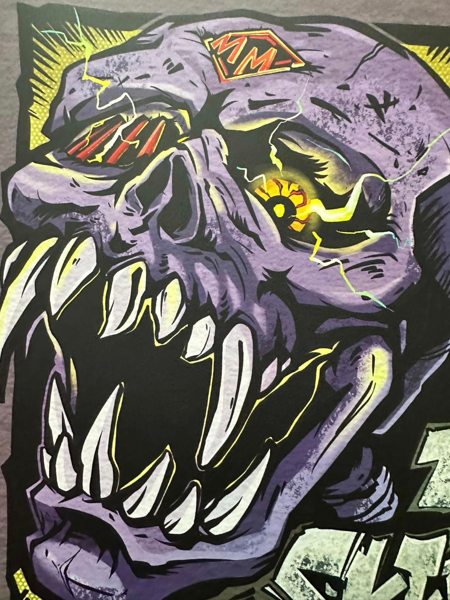 Return to Skull Dungeon Partial Light Reproduction Painting