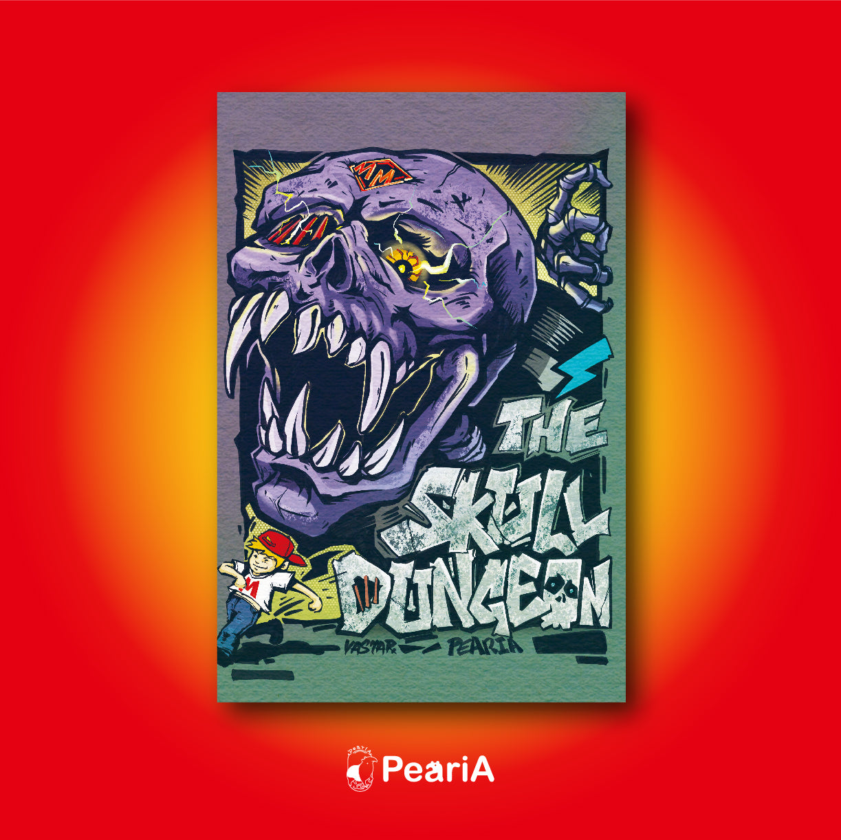 Return to Skull Dungeon Partial Light Reproduction Painting